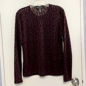 Banana Republic Sheer Mesh Tee